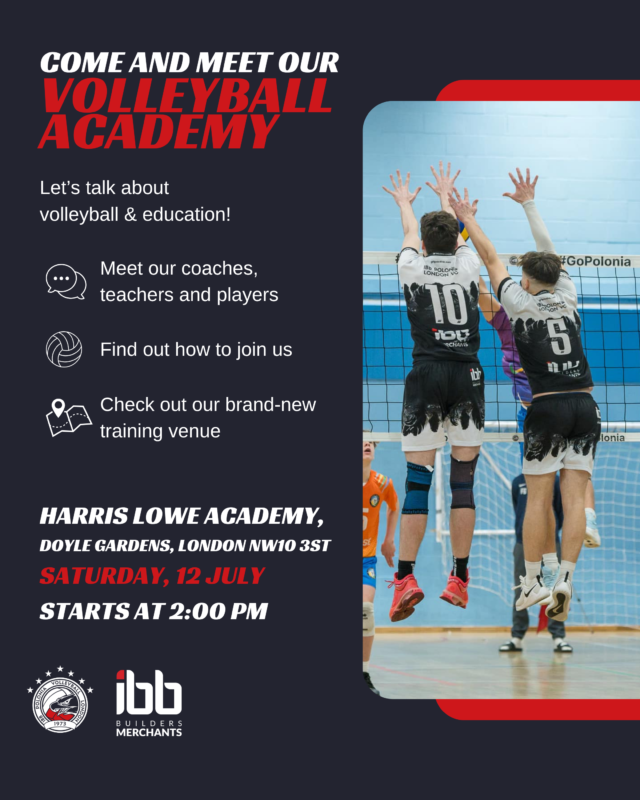 Join Us on July 12 – Open Day at IBB Polonia London Volleyball Academy!